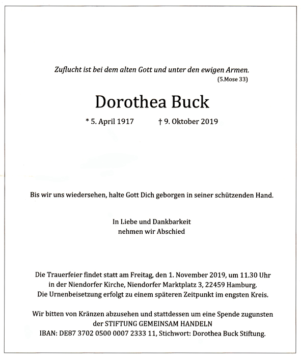 Dorothea Buck
