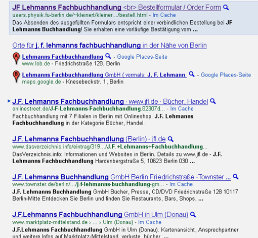 J.F. Lehmanns Buchhandlungen